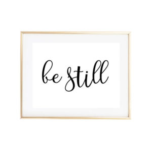 Be Still Artwork