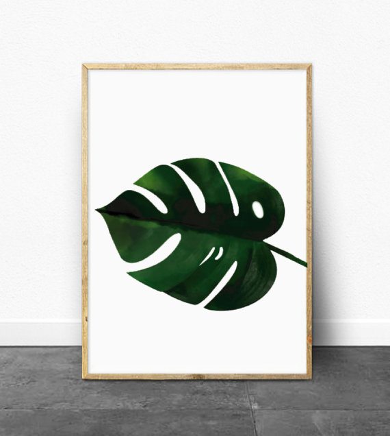 Monstera Leaf Print • Project Allen Designs