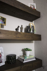 Project Allen Designs DIY Floating Shelves!