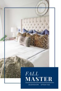 Fall Master Bedroom Update, Master Bedroom Ideas