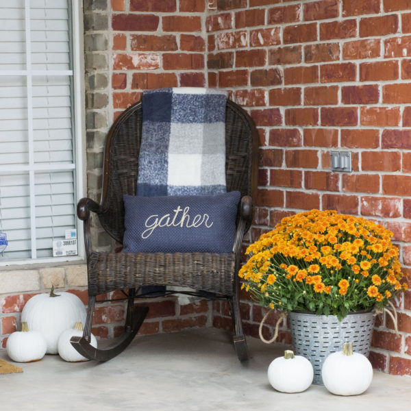 Budget Friendly Fall Front Porch