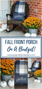 Create Fall Front Porch Envy with these tips and tricks to help you transition into Fall.| Fall Decorating Ideas | Decorating on a budget #Falldecorideas #Fallfrontporch