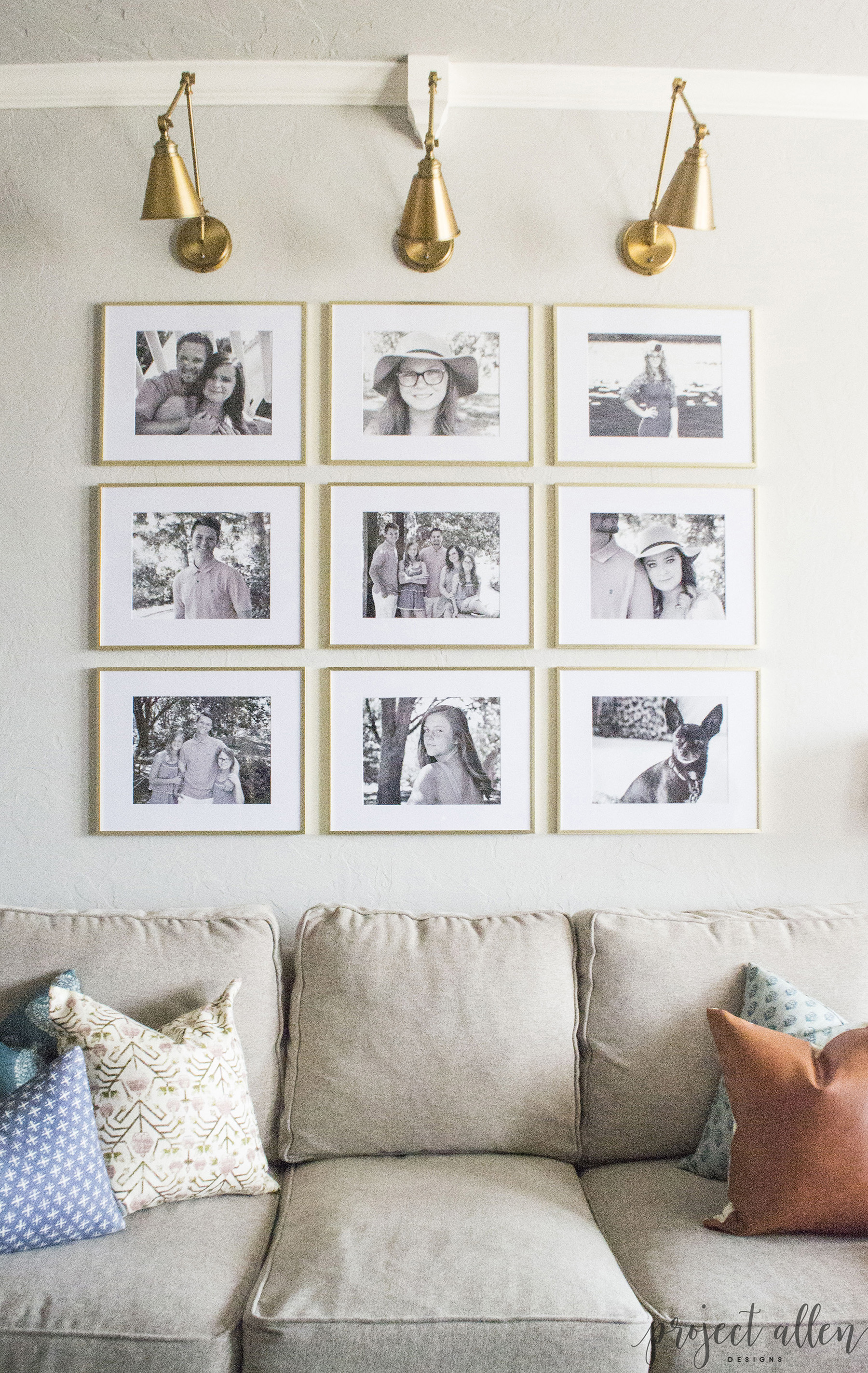 Grid Style Gallery Wall Easy Tricks For Creating A Stunning Feature 