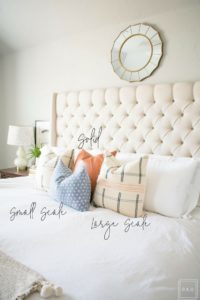 How To Mix Throw Pillows Like A Boss! Learn how to easily mix and match throw pillows and patterns with these fail proof decorating tips