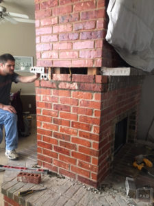 How to remove brick: Learn how to remove stubborn brick without expensive tools. Remove brick fireplace or mantel to give your space a new look, its much easier than you think.