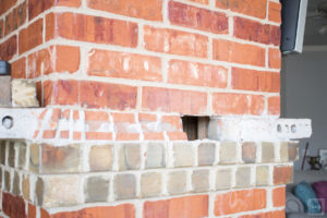 How to remove brick: Learn how to remove stubborn brick without expensive tools. Remove brick fireplace or mantel to give your space a new look, its much easier than you think.