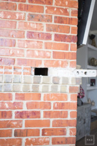 How to remove brick: Learn how to remove stubborn brick without expensive tools. Remove brick fireplace or mantel to give your space a new look, its much easier than you think.