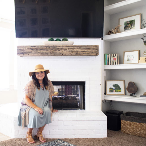 How To Paint A Brick Fireplace