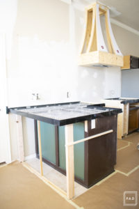 DIY White Concrete Countertops