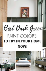 best dark green paint colors to use in your home | dark and moody | best green paint colors