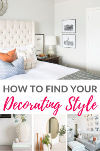 Great tips on how to find your own decorating style! You'll learn how to find your design style so you can create a beautiful cohesive home that reflects YOU!