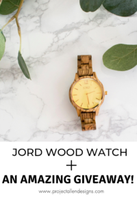 Jord Wood Watch Giveaway: Enter for a chance to win a gift code for $100 off your very own wood watch!