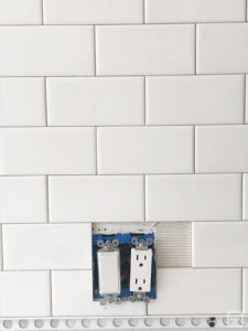 diy subway tile backsplash: Learn how to lay your own subway tile backsplash with this amazing tutorial. Subway tile is a classic option for kitchen backsplash and is one of the most affordable options on the market.