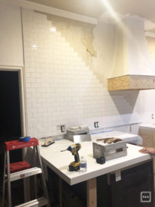 diy subway tile backsplash: Learn how to lay your own subway tile backsplash with this amazing tutorial. Subway tile is a classic option for kitchen backsplash and is one of the most affordable options on the market.