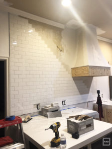 diy subway tile backsplash: Learn how to lay your own subway tile backsplash with this amazing tutorial. Subway tile is a classic option for kitchen backsplash and is one of the most affordable options on the market.