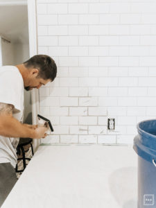 diy subway tile backsplash, custom kitchen, kitchen remodel