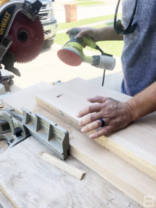 DIY white oak open shelving without breaking the bank. See how we added four white oak shelves to our kitchen for under $250