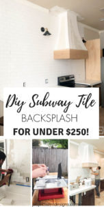 diy subway tile backsplash: Learn how to lay your own subway tile backsplash with this amazing tutorial. Subway tile is a classic option for kitchen backsplash and is one of the most affordable options on the market.