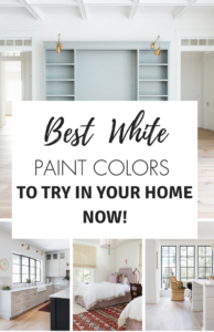 best white paint colors to use in your home | light and bright | best white paint colors | best white paint color